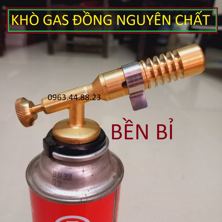 đèn khò gas mini cầm tay (khò có vòng chỉnh oxy)