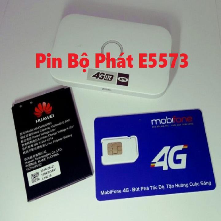 Pin Chính Hãng của bộ phát wifi 4G/LTE Huawei E5573 pin thay thế tiện dụng