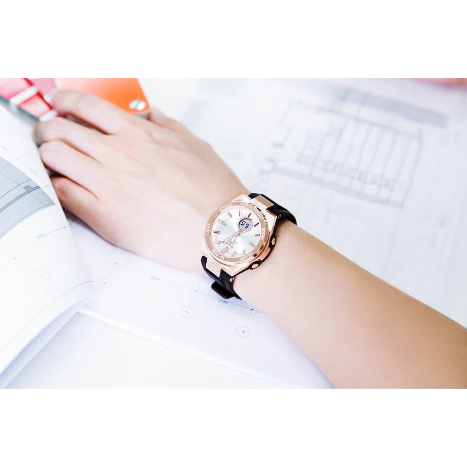 Đồng Hồ Casio Nữ dây nhựa BABYG MSG-S200G-1A Chính Hãng