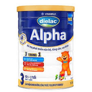 (CENS) Sữa bột vinamilk alpha step 3/4 900g date mới