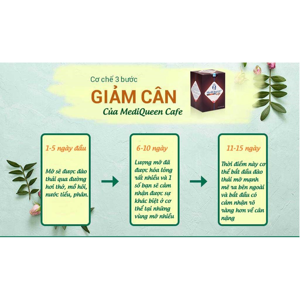 Cafe giảm cân MediQueen - hỗ trợ giảm mỡ thừa, ngăn tích mỡ thừa, giảm thèm ăn, hiệu quả và an toàn | BigBuy360 - bigbuy360.vn