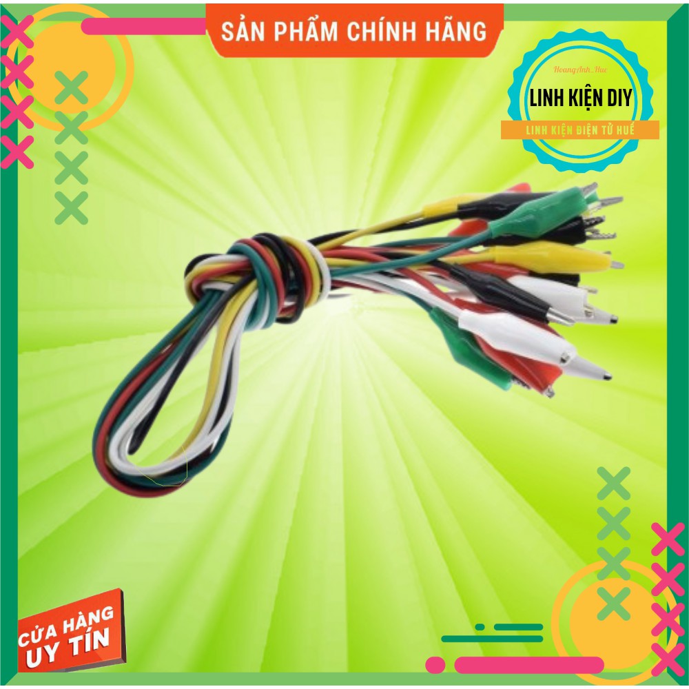 Dây Kẹp Cá Sấu 28mm dài 50cm Thử Điện