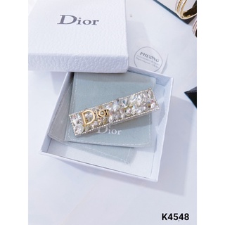 Kẹp tóc Dior đính đá siêu sang phong cách Hàn Quốc-kẹp tóc đính đá