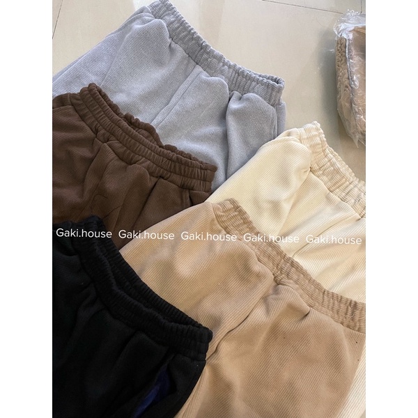 [ Ảnh thật ở cuối ] QUẦN JOGGER KHÔNG CÓ TAG BÒ SỮA 5 MÀU