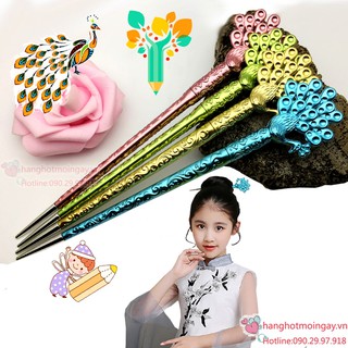 Bút cây trâm cài tóc chim công  N658