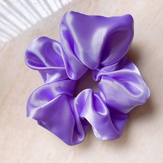Scrunchies cột tóc lụa cao cấp, voan kính siêu xinh