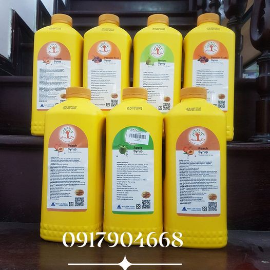 120ml Siro Các Hương Hãng Maulin - Boudo - Làm Trà Sữa