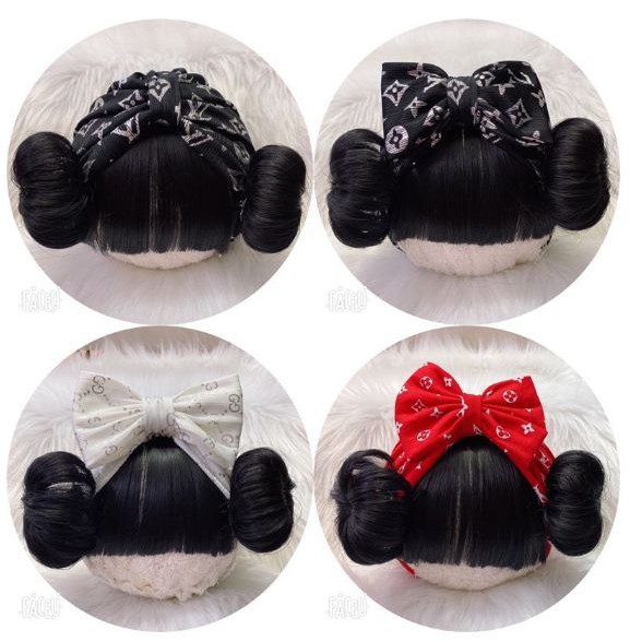 Turban gắn tóc giả cực chất