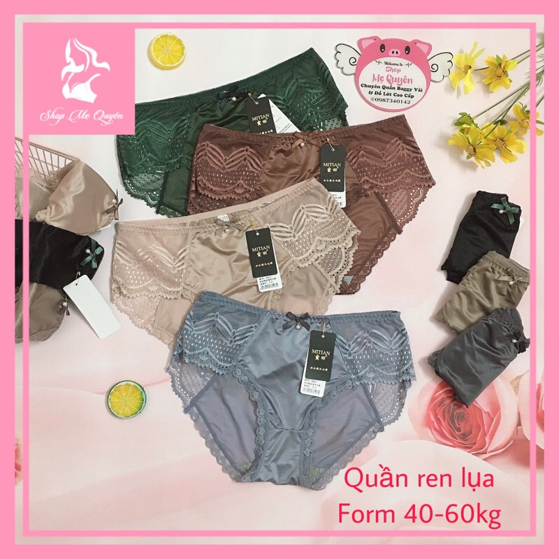 Siêu phẩm quần lót ren lụa cao cấp