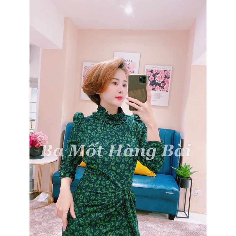 Váy hoa xanh xuất