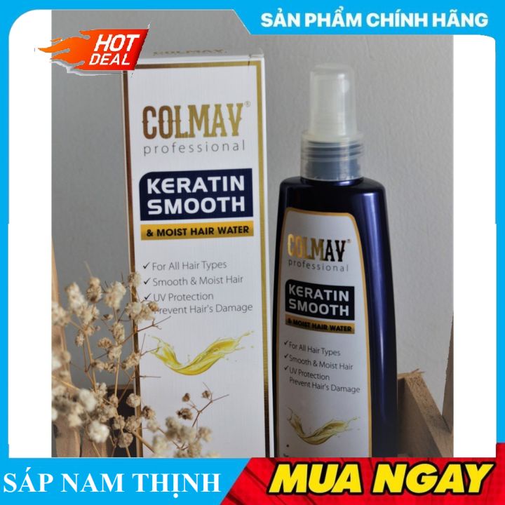 Xịt Dưỡng Tóc Chất Lượng Cao Keratin Colmav Giúp Phục Hồi Tóc Siêu Mượt