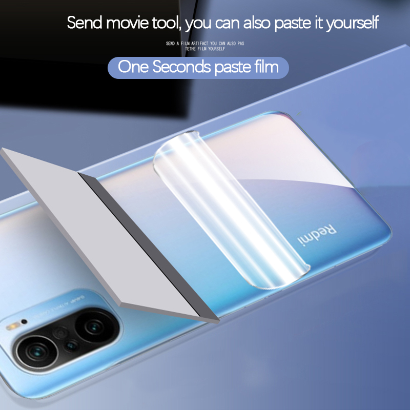 Miếng Dán PPF chống vân tay sau cho Xiaomi Mi 12 11 Lite 9T 10T 11T Poco M3 F3 F4 X5 X4 X3 NFC F2 Pro Redmi Note 8 9 9S 10 11 12 12S 11S 10S 9A 10C 10A