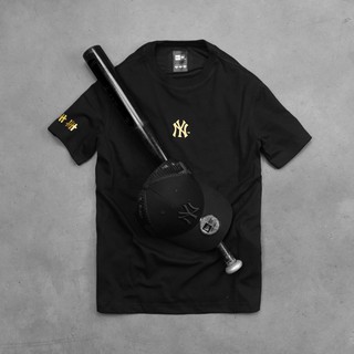 Áo Thun Thời Trang New Era Korea x MLB New York Yankees 27x Đen