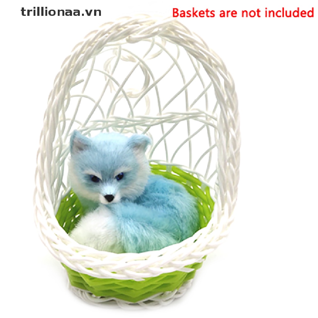 Đồ Chơi Mô Hình Cáo Dễ Thương Dùng Trang Trí Nhà Cửa