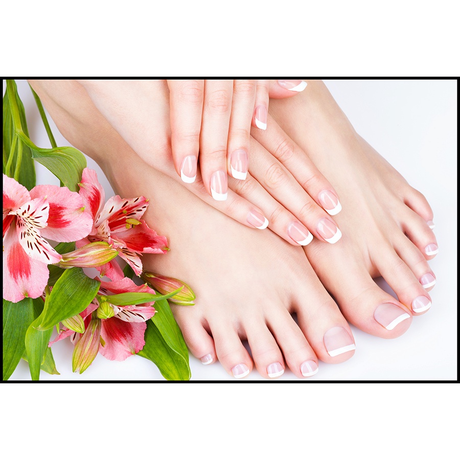 Decal dán kiếng dán tường cao cấp trang trí phòng nail beauty salon nhiều mẫu và kích thước
