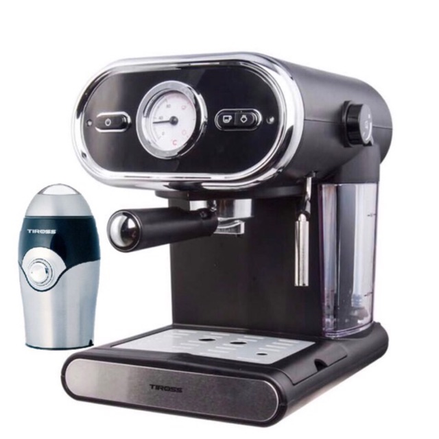 Máy pha cà phê espresso Tiross TS6211(15bar ) Tặng Xay cafe TS530