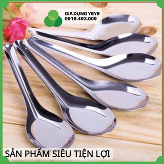 Muỗng inox combo 5 cái loại dày đẹp