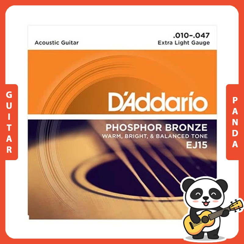 Dây Đàn Guitar Acoustic D'Addario EJ15 [Size 10]