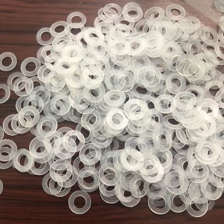 Set 10 Túi 50 Cái Khoen Nhựa Tròn Nhiều Cỡ Trắng Trong / Đục