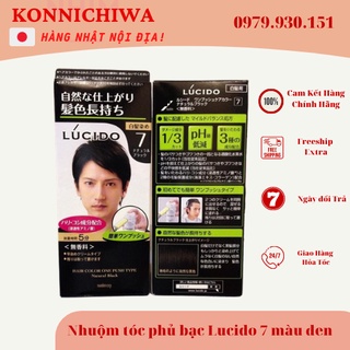 [Hàng bill store] Thuốc nhuộm tóc LUCIDO ONE PUSH số 7