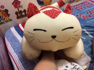 Mèo bông thần tài handmade