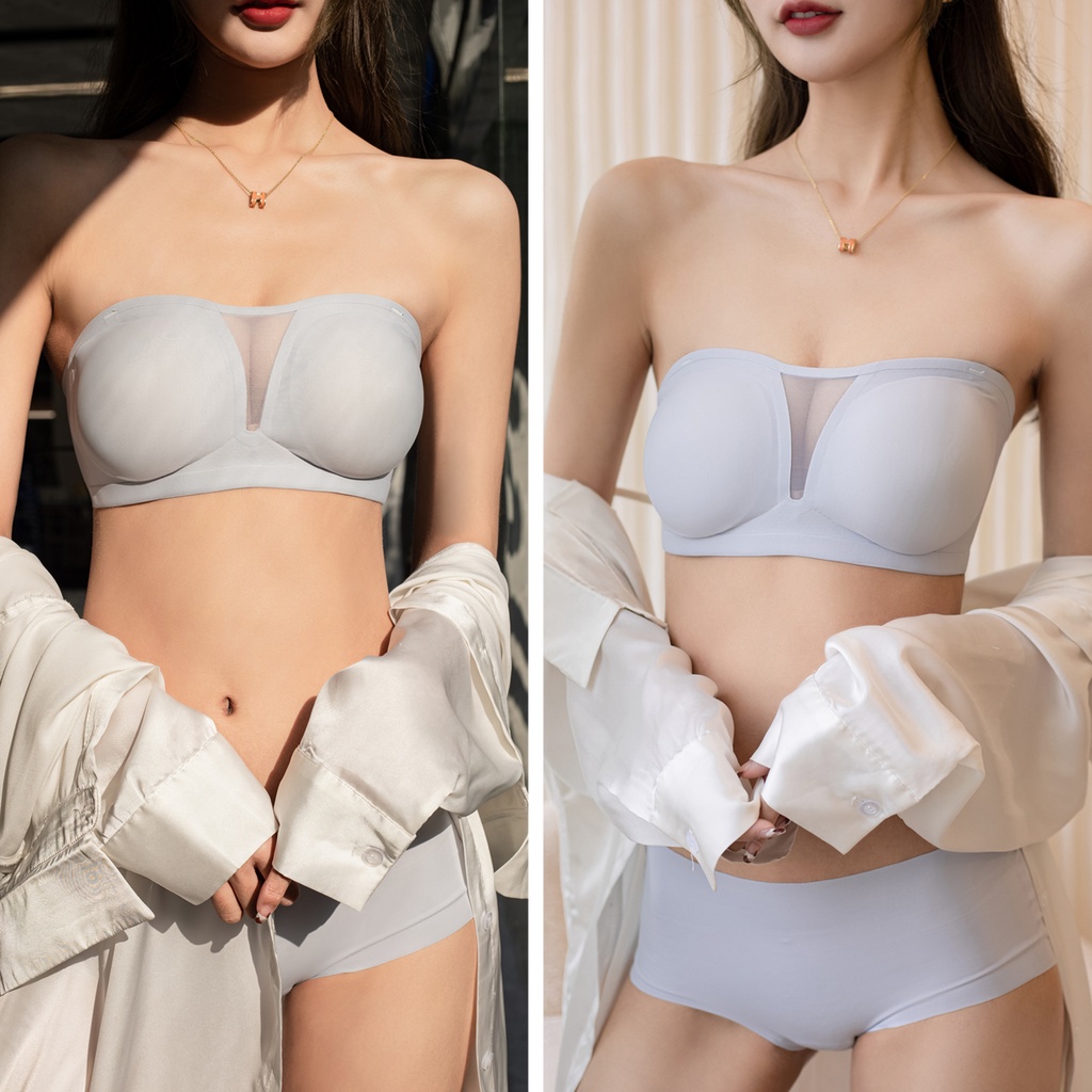 Áo Ngực Không Dây Không Đường May Cúp Ngực Có Thể Điều Chỉnh