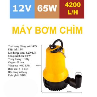 Máy bơm nước tõm 12v