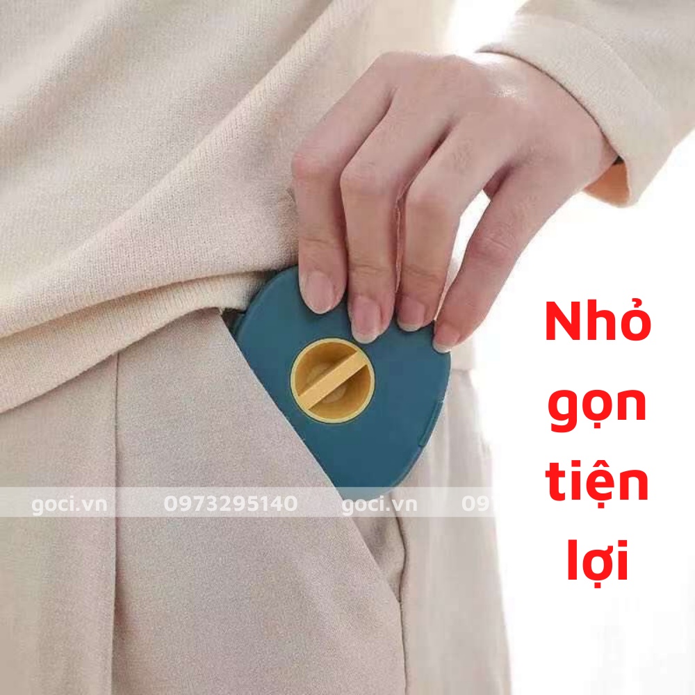 Hộp đựng cuốn tai nghe có dây cáp sạc đa năng thu gọn dây sạc kê điện thoại tiện ích