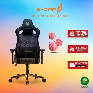 Ghế gaming E-DRA Hercules EGC203 PRO - Màu đen và trắng - Chất liệu da PU và Foam cao cấp - Bảo hành 12 tháng