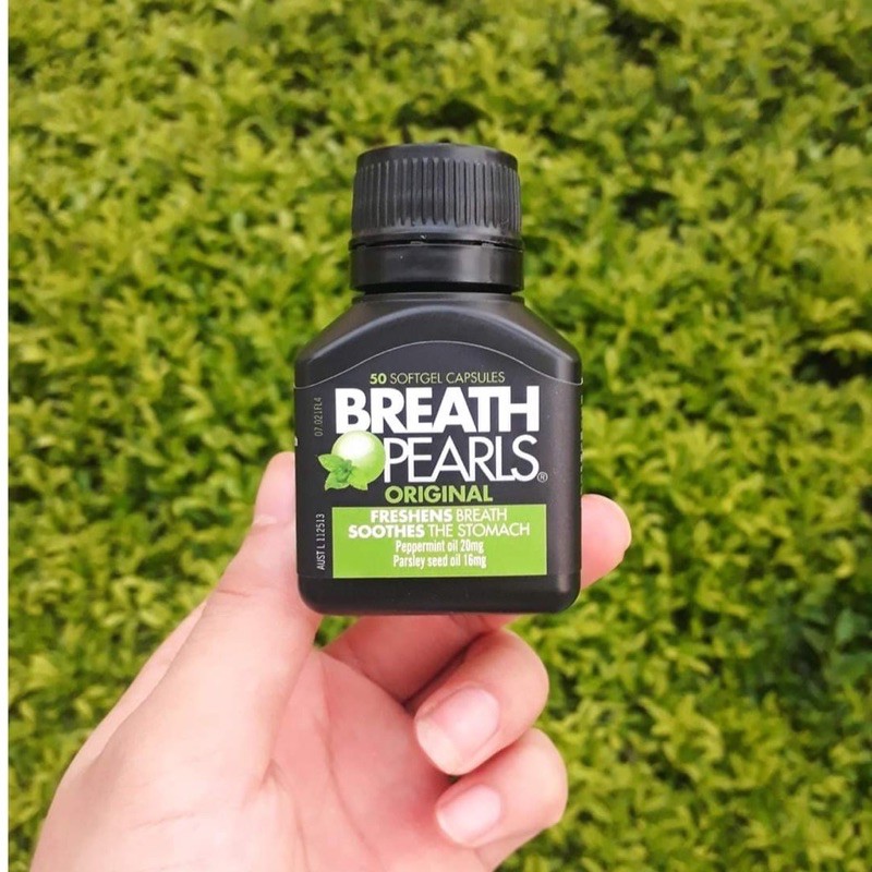 Viên uống thơm miệng Breath pearls 50v -Úc