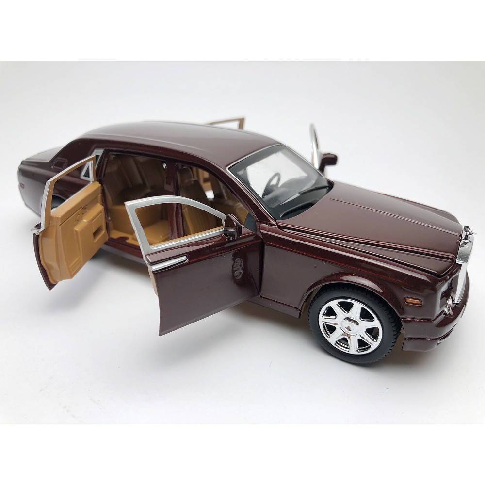 Xe mô hình tĩnh Rolls Royce Phantom tỉ lệ 1:24 khung thép, sơn tĩnh điện màu Đen