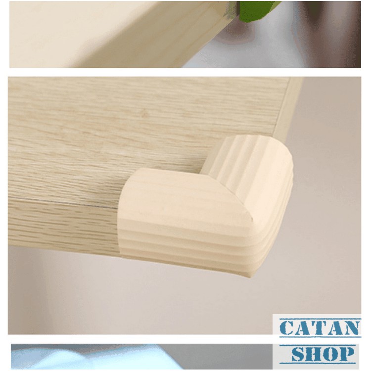 4 - 8 miếng xốp cao su vuông mềm bịt Góc Nhọn Bàn, góc tủ, góc giường bảo vệ an toàn cho bé