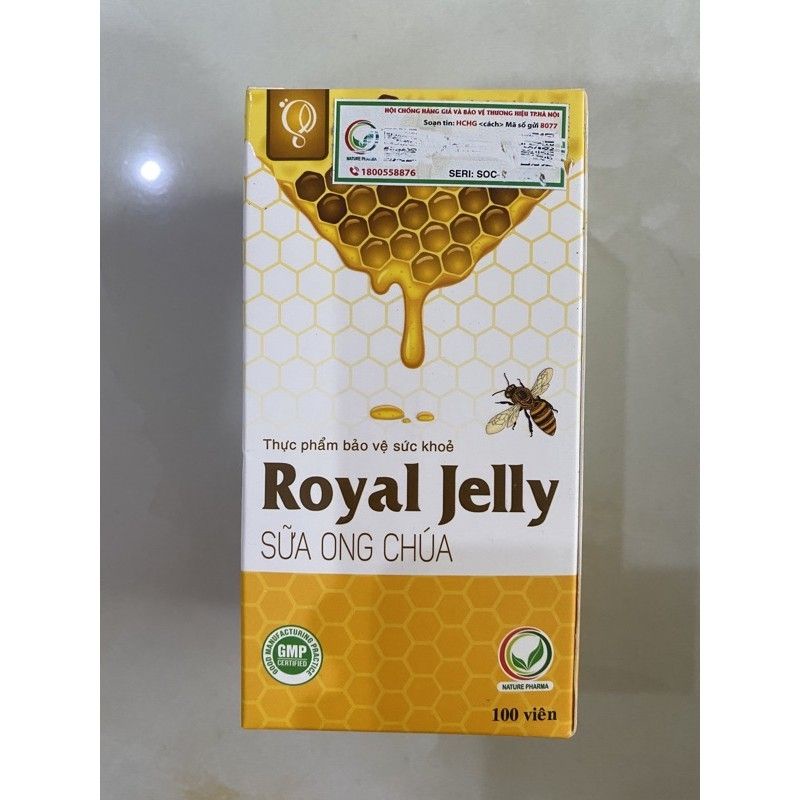 Sữa ong chúa Royal Jelly 100 viên (tem cào) | BigBuy360 - bigbuy360.vn
