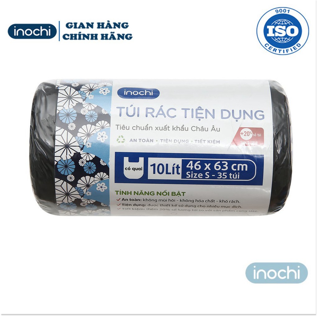 [4 Cuộn ] Túi RácTự H[4 Cuộn ] Túi RácTự Huỷ -tiện dụng Soji Dạng Cuộn Màu Đen giúp nhà trở nên gọn gàng sạch