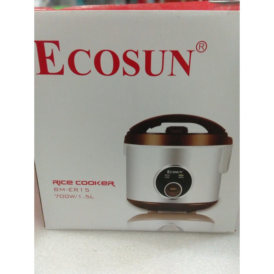 Nồi cơm điện ECOSUN 2.5L nấu cơm gon dữ ấm tốt