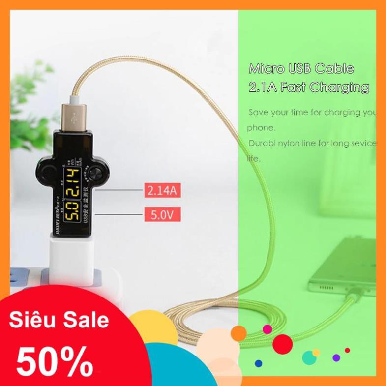 Cáp sạc 💓SALE💓 Cáp Sạc Android 3m (loại xịn) tương thích với các dòng Android sử dụng cổng micro 6275