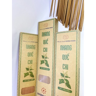 Nhang Quế Chi Dương Minh nhang sạch 4 tấc thành phần organic hương nhang thơm quế dịu nhẹ nhang làm từ cành cây quế