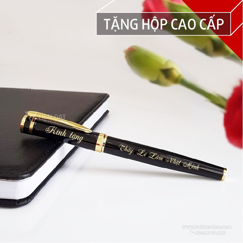 [Tặng Hộp] Bút Khắc Tên 008 - MIỄN PHÍ Khắc tên logo theo yêu cầu - Quà sinh nhật ý nghĩa, độc đáo, sang trọng