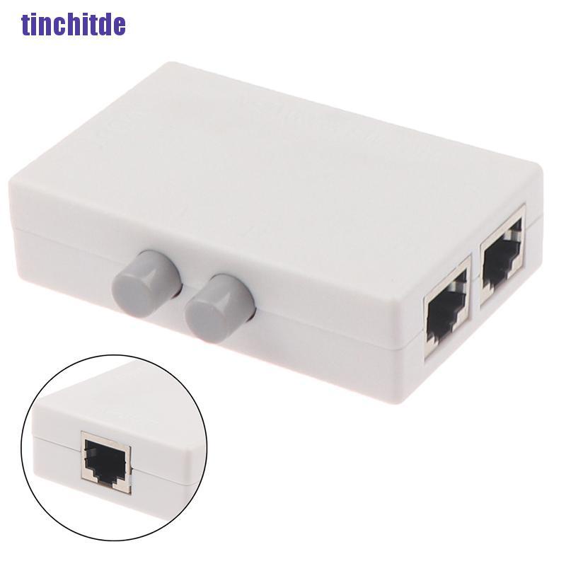 Bộ Chuyển Đổi Mạng 2 Cổng Rj45 Mini