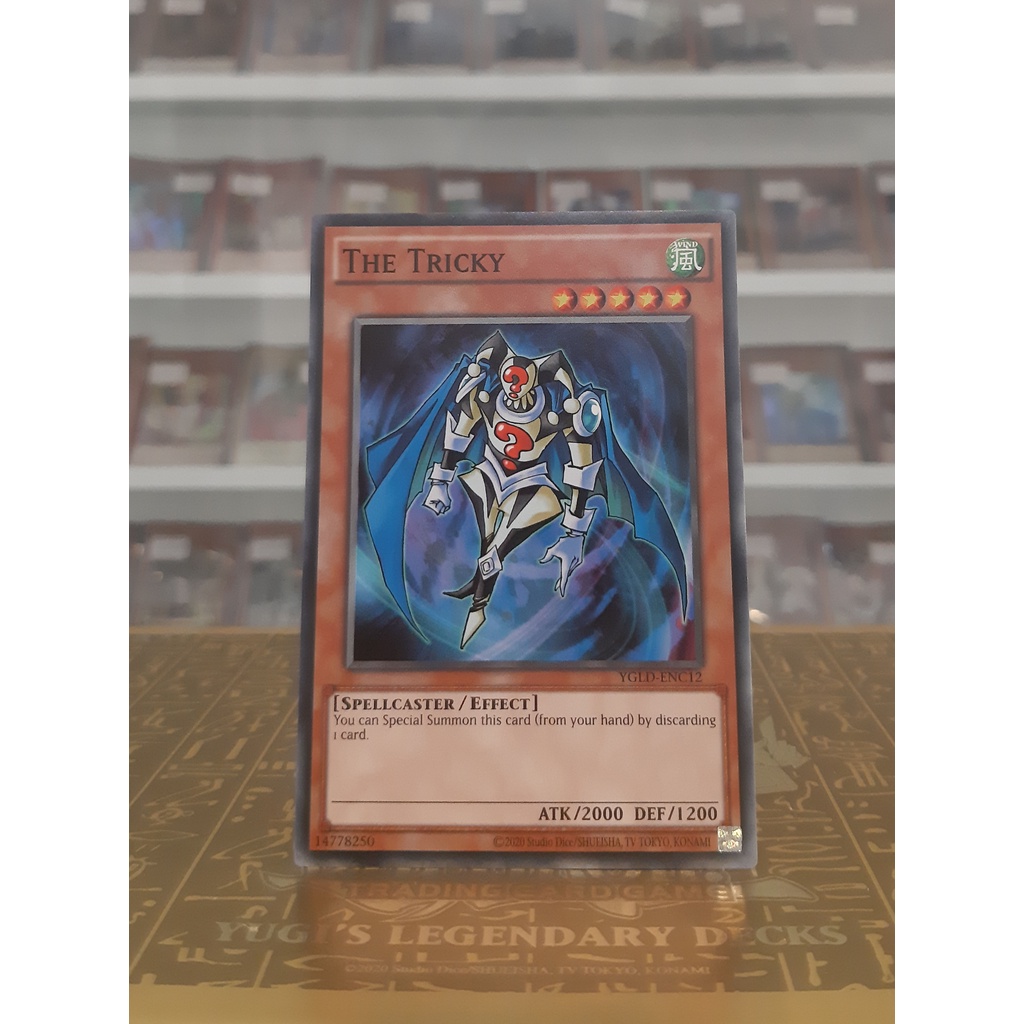 Thẻ Bài YugiOh! Mã YGLD-ENC12 - The Tricky - Common - Unlimited