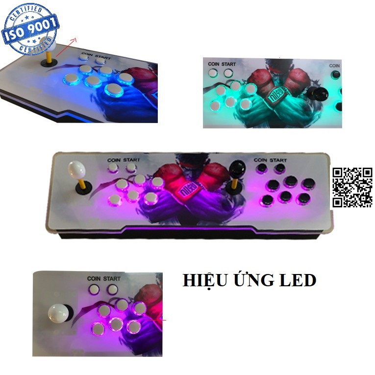 1690 Máy game thùng đôi tích hợp sẵn trò chơi NEOGEO thùng thẻ MAME Arcade