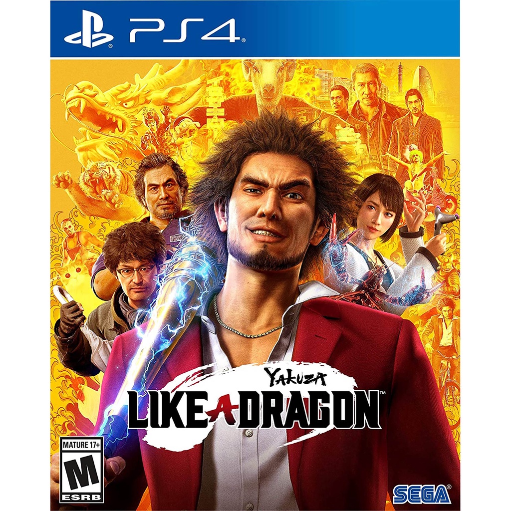 Đĩa Game PS4 - Yakuza Like A Dragon