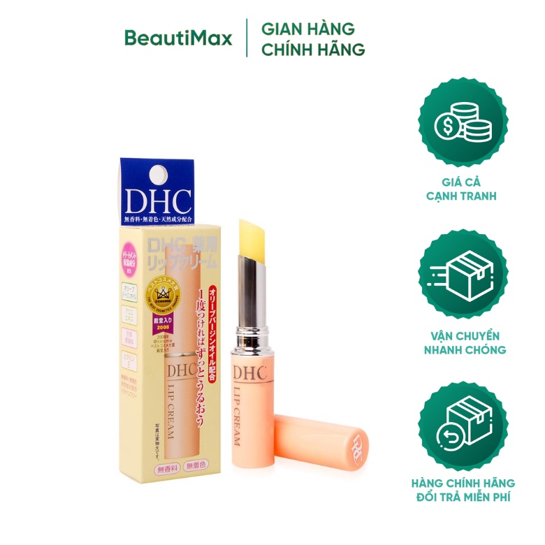 Son dưỡng môi DHC Lip Cream 1,5g BeautiMax