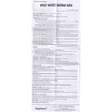 Viên Uống Bổ Não Hoạt Huyết tpc bao phim không đường(Hộp 100 viên)