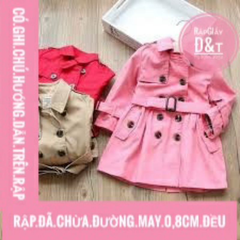 244 Rập giấy_ măng tô cho bé gái