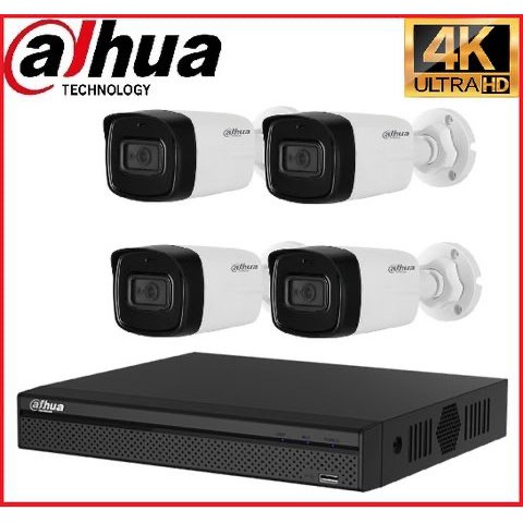 Trọn gói Camera Cao cấp 4K 01 - 4 camera Dahua (8MP)