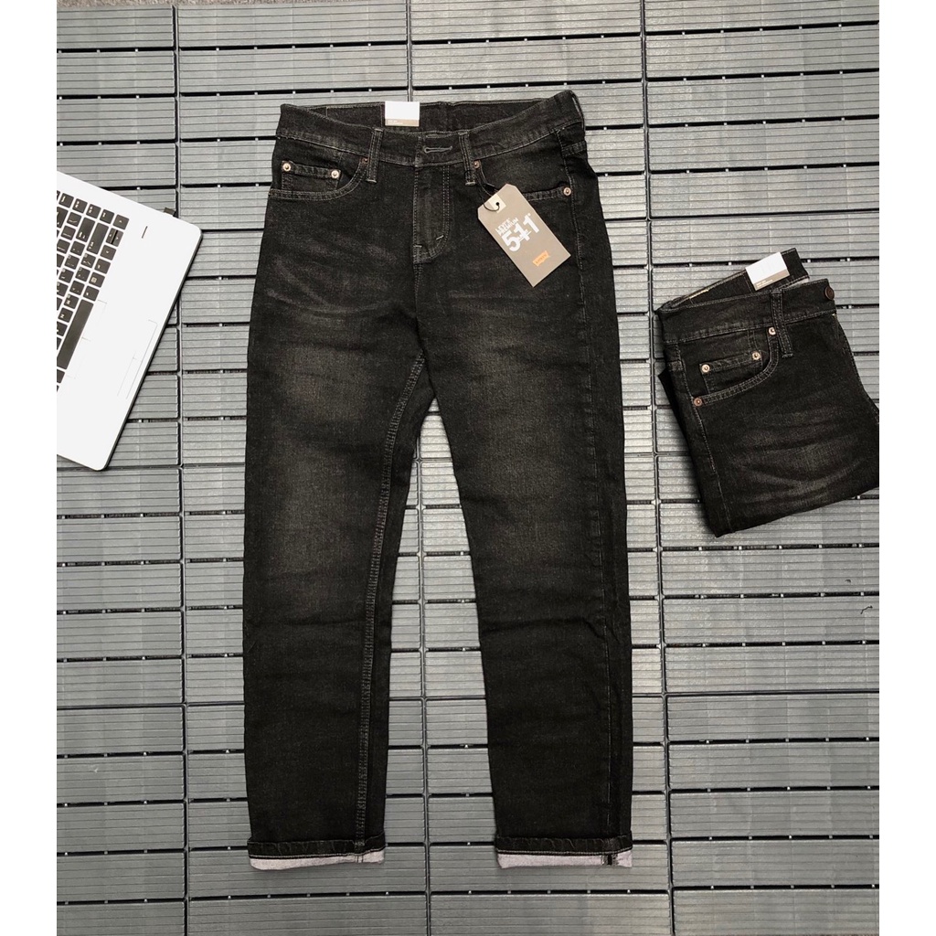 Quần Jeans dài nam,form ống đứng,chất vải co dãn,ống quần 17-19cm,made in cambodia T02 - Tuantustore