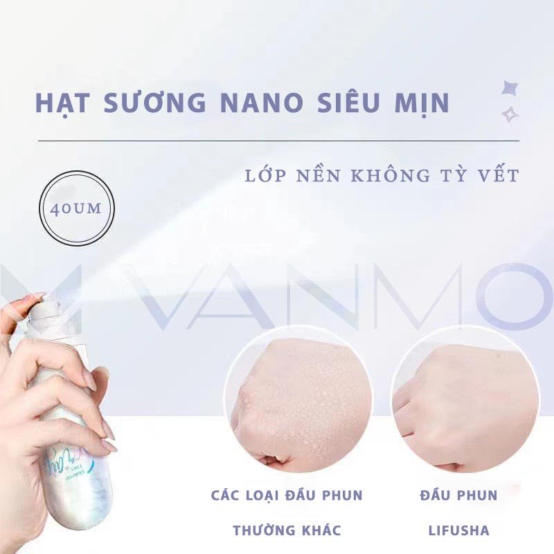 Xịt Khóa Nền Cố Định Lớp Trang Điểm Bắt Sáng Làm Căng Bóng Da MAKEUP FIXER SPRAY