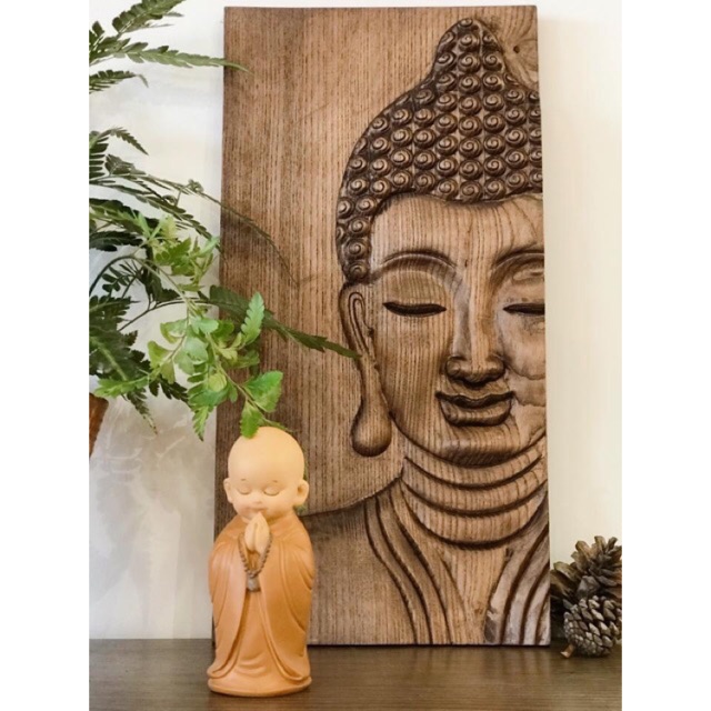 Tranh phật bằng gỗ Decor