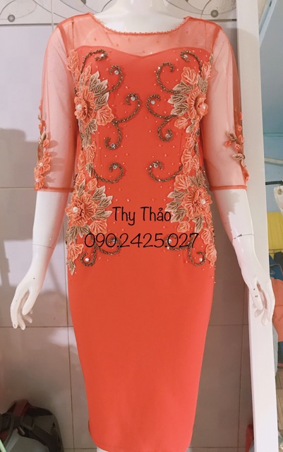 Đầm trung niên nữ thiết kế cao cấp